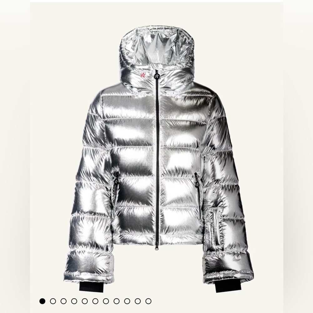 Silver Perfect Moment Polar Flare Ski Jacket XS
